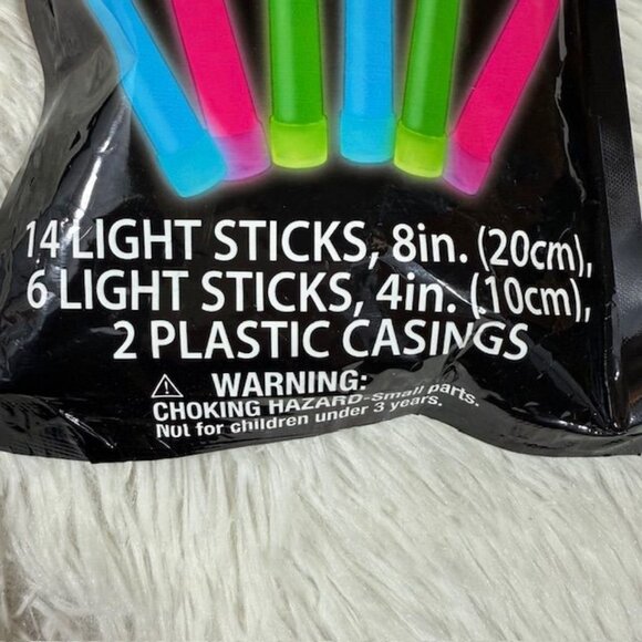 32 Pieces! Glow Necklaces Glow Light Sticks Glow Casings Party Set - Picture 13 of 16